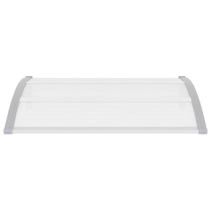45628 vidaXL Door Canopy Grey 120x100 cm PC 4