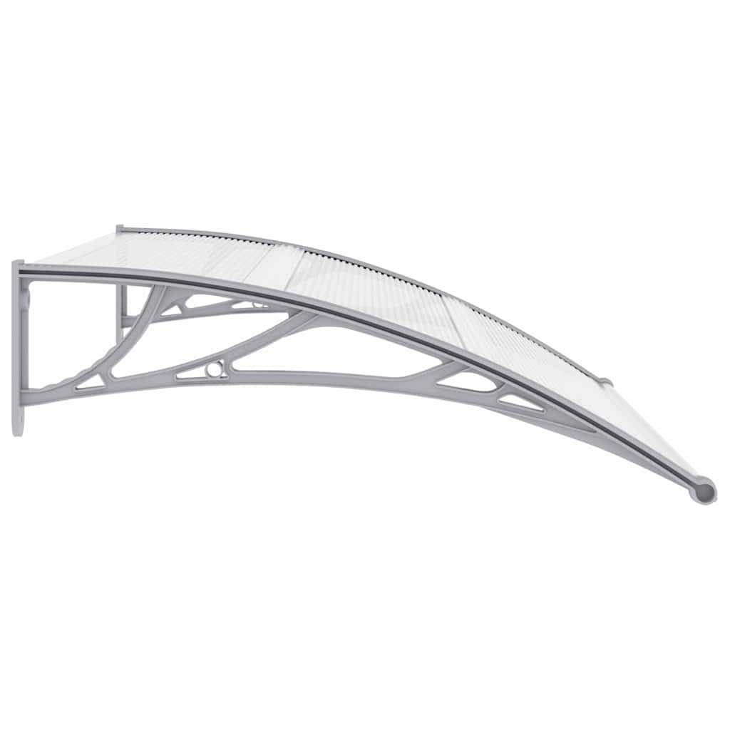 45628 vidaXL Door Canopy Grey 120x100 cm PC 5