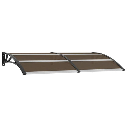 vidaXL Door Canopy Black 200x100 cm PC 2