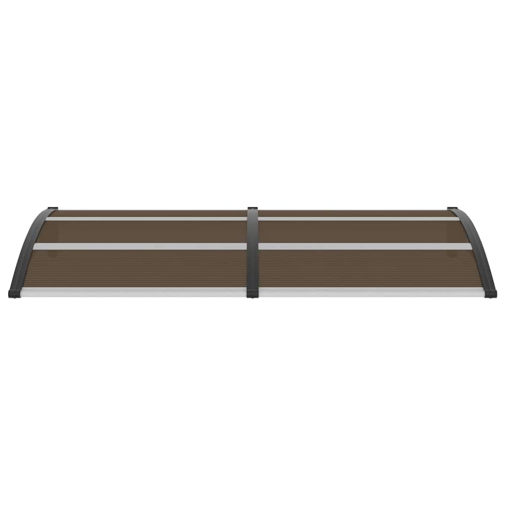 vidaXL Door Canopy Black 200x100 cm PC 4
