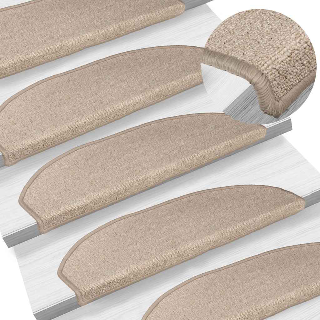 Stair Mats Half Round Width Taupe