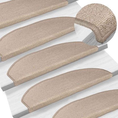 Stair Mats Half Round Width Taupe