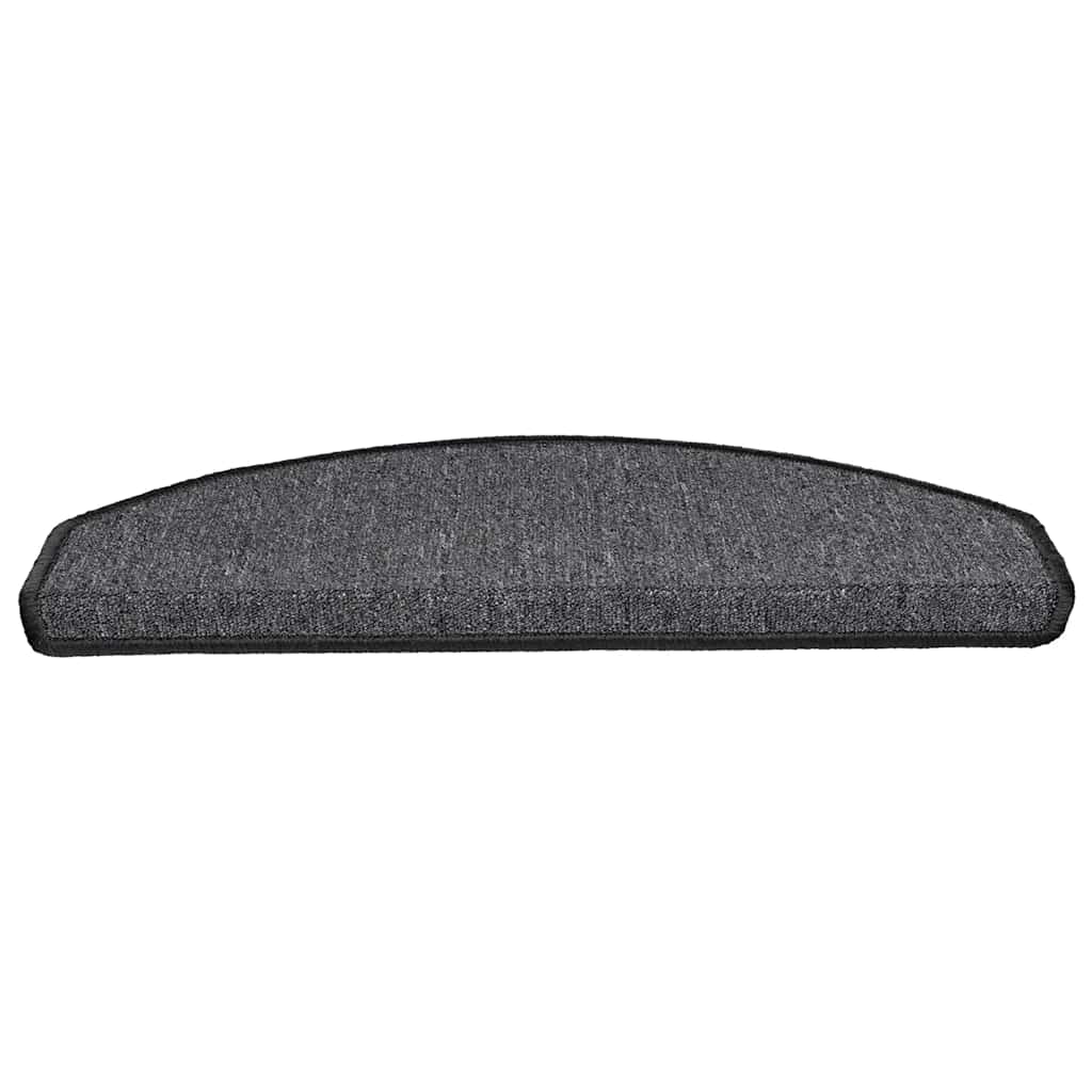 vidaXL Stair mats 15 pcs 65 x 24 x 4 cm Non-Slip Anthracite 4