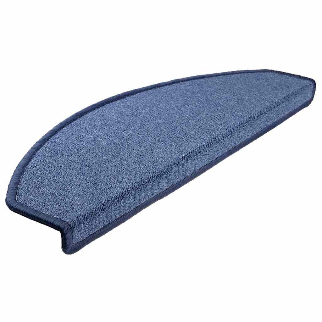 vidaXL Stair mats 15 pcs 65 x 24 x 4 cm Non-Slip Blue 3