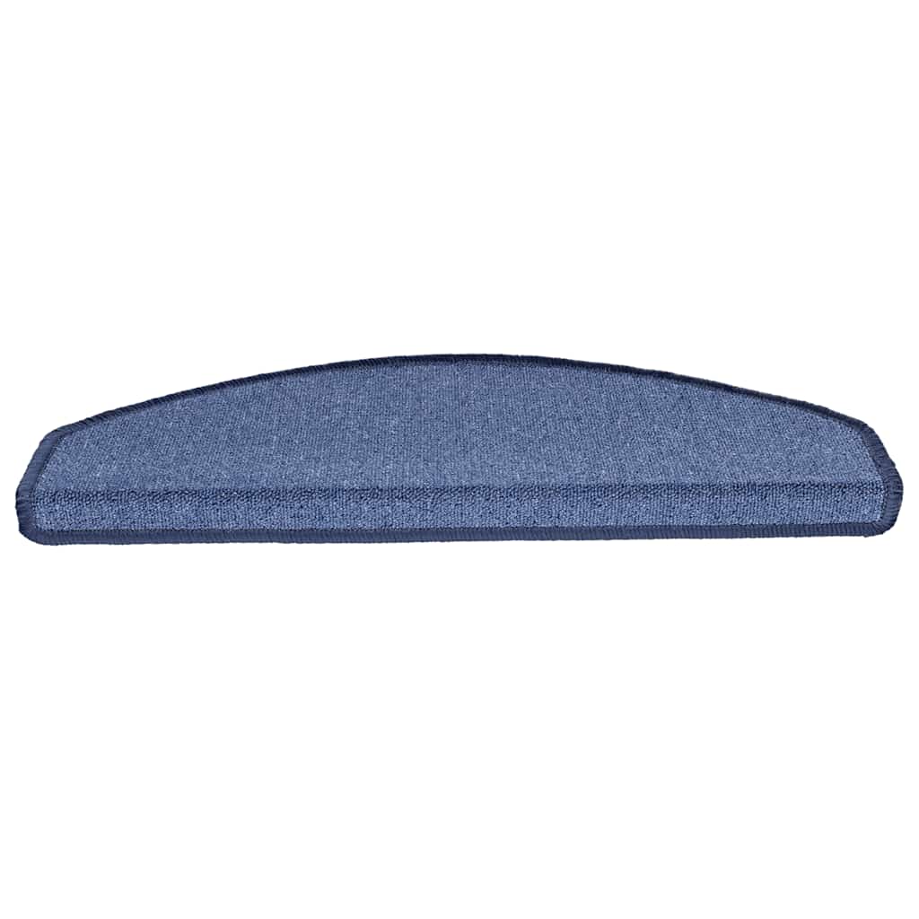 vidaXL Stair mats 15 pcs 65 x 24 x 4 cm Non-Slip Blue 4