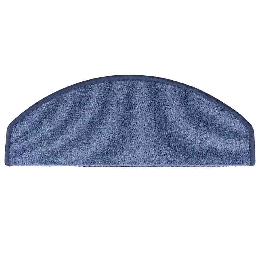 vidaXL Stair mats 15 pcs 65 x 24 x 4 cm Non-Slip Blue 6