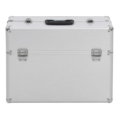vidaXL Tool Case 47x36x20 cm Silver Aluminium 4