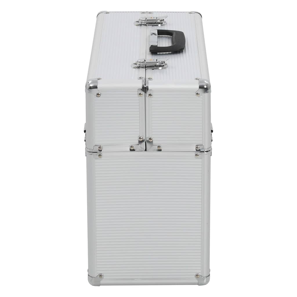 vidaXL Tool Case 47x36x20 cm Silver Aluminium 5