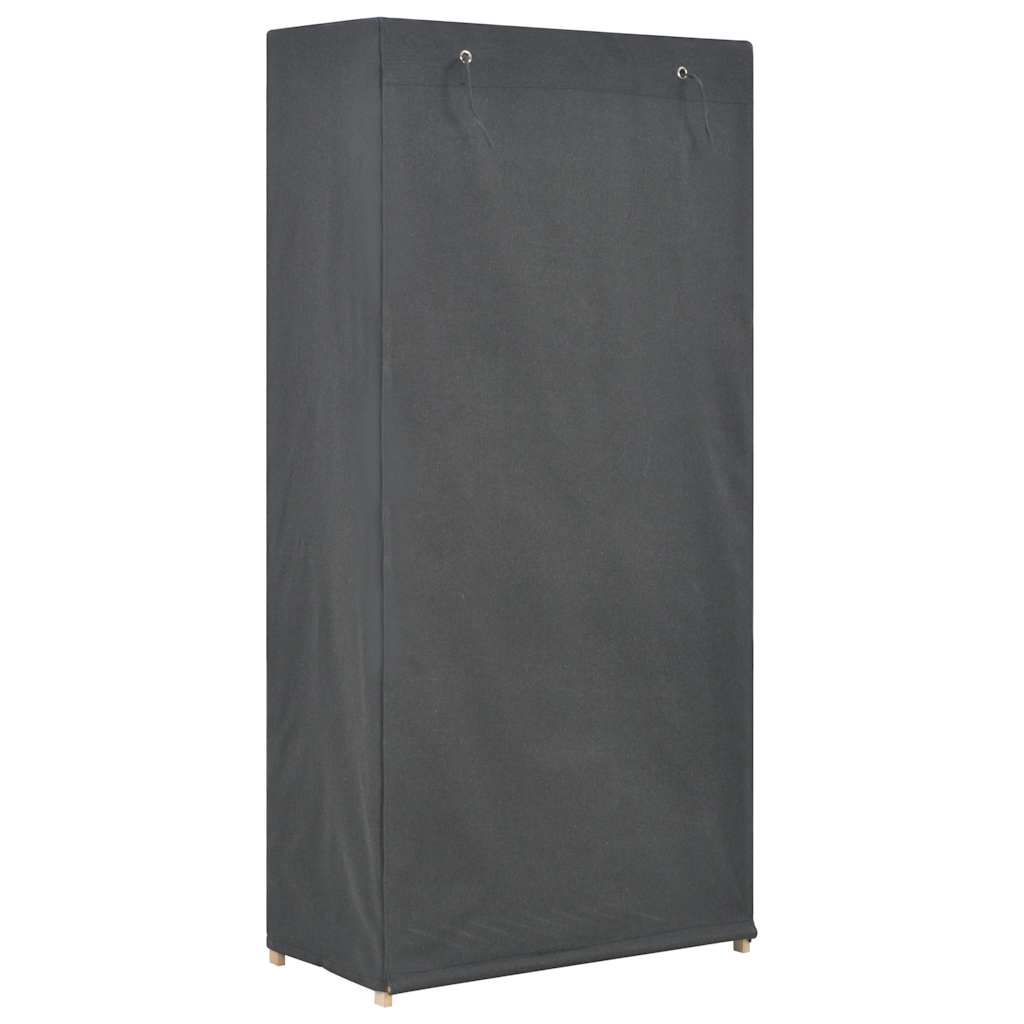 vidaXL Wardrobe | Grey | Cotton | Large | Wardrobe | Rectangular | Contemporary 3
