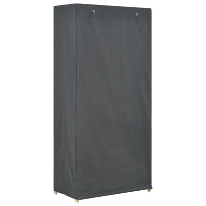 vidaXL Wardrobe | Grey | Cotton | Large | Wardrobe | Rectangular | Contemporary 3