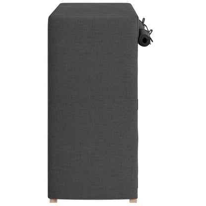 vidaXL Shoe Cabinet | Grey | Fabric and solid fir wood | Medium | Light Weight 5