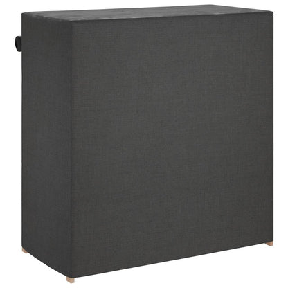 vidaXL Shoe Cabinet | Grey | Fabric and solid fir wood | Medium | Light Weight 6