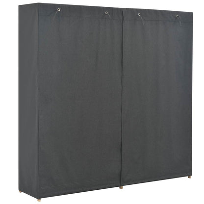 vidaXL Wardrobe | Grey | Cotton | 173 cm x 40 cm x 170 cm | Wardrobe 3