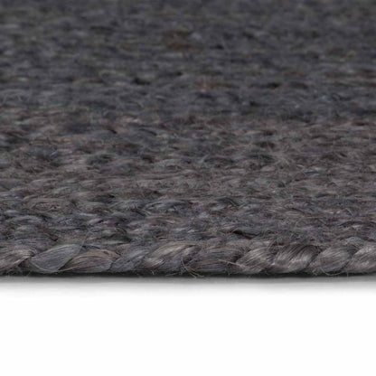 vidaXL Area Rug | Dark grey | Jute | 150 cm Diameter |  Durable  | Area Rug 3