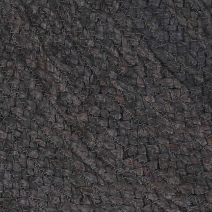 vidaXL Area Rug | Dark grey | Jute | 150 cm Diameter |  Durable  | Area Rug 5
