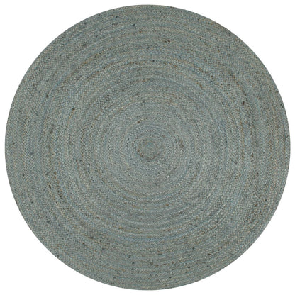 vidaXL Area Rug | Olive Green | Jute | 150 cm diameter | Durable | Area Rug 1