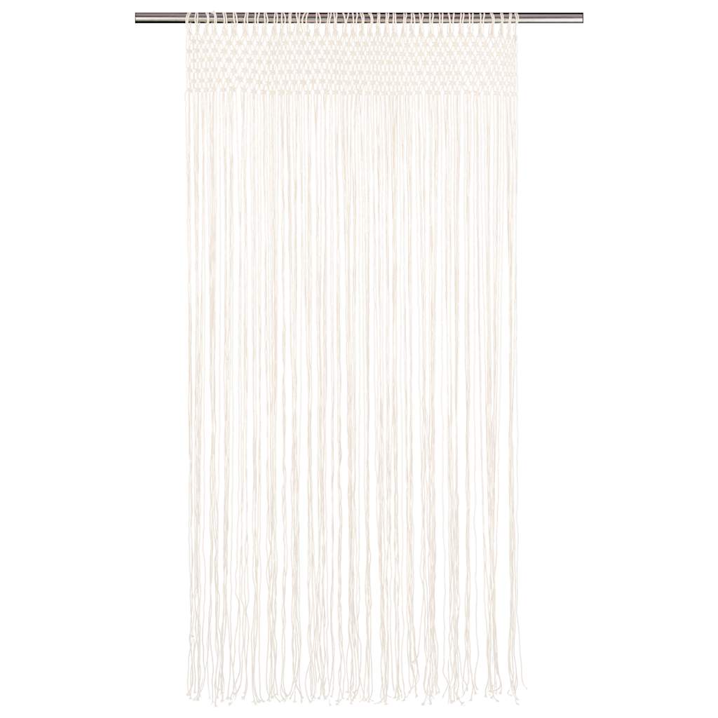 vidaXL Macrame Curtain 140x240 cm Cotton 3
