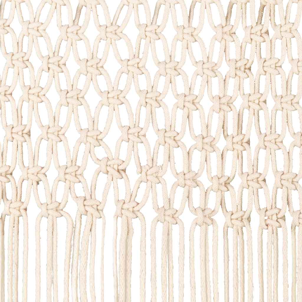 vidaXL Macrame Curtain 140x240 cm Cotton 5
