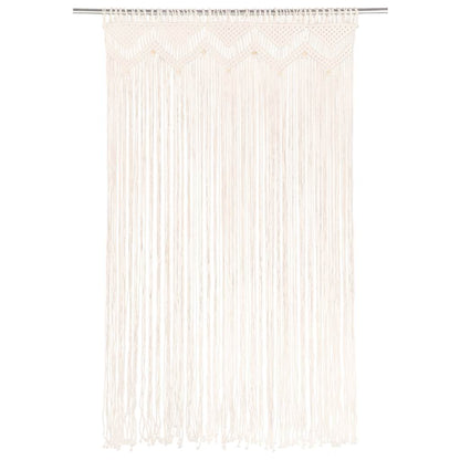 vidaXL Macrame Curtain 140x240 cm Cotton 3