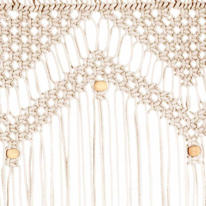 vidaXL Macrame Curtain 140x240 cm Cotton 5