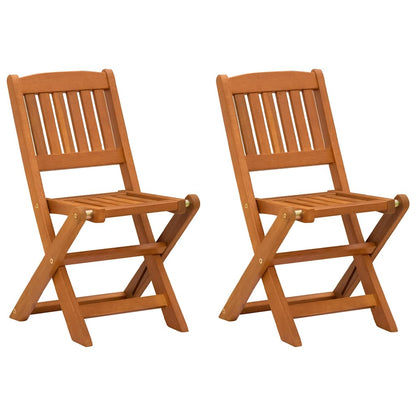 vidaXL 3 Piece Bistro Set for Children Solid Eucalyptus Wood 2