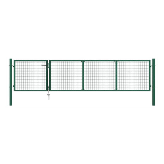Garden Gate Steel Green 350 cm 75 cm