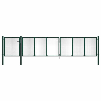 Garden Gate Steel Green 500 cm 75 cm
