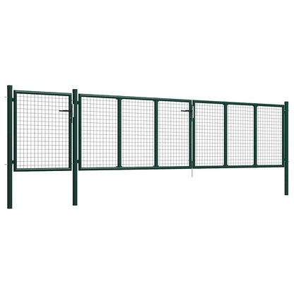 Garden Gate Steel Green 500 cm 75 cm