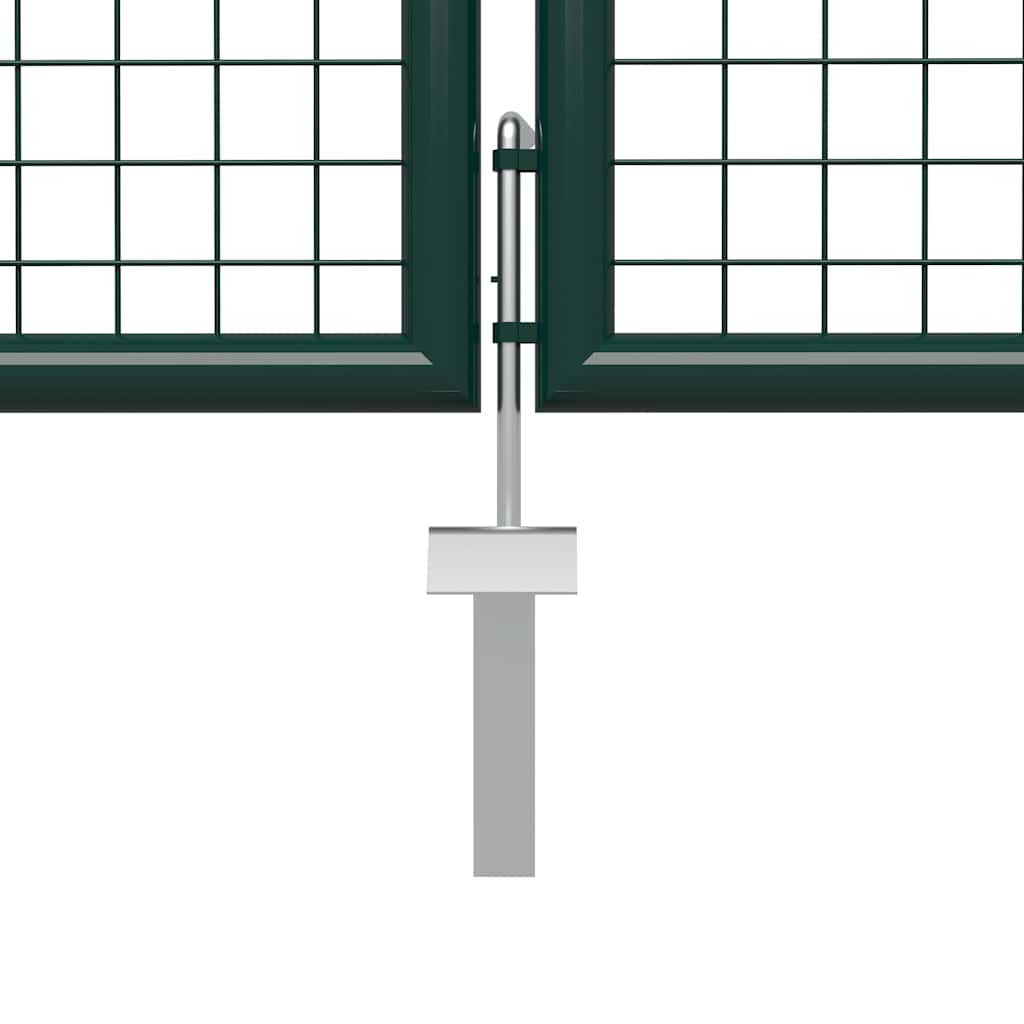 Garden Gate Steel Green 500 cm 75 cm