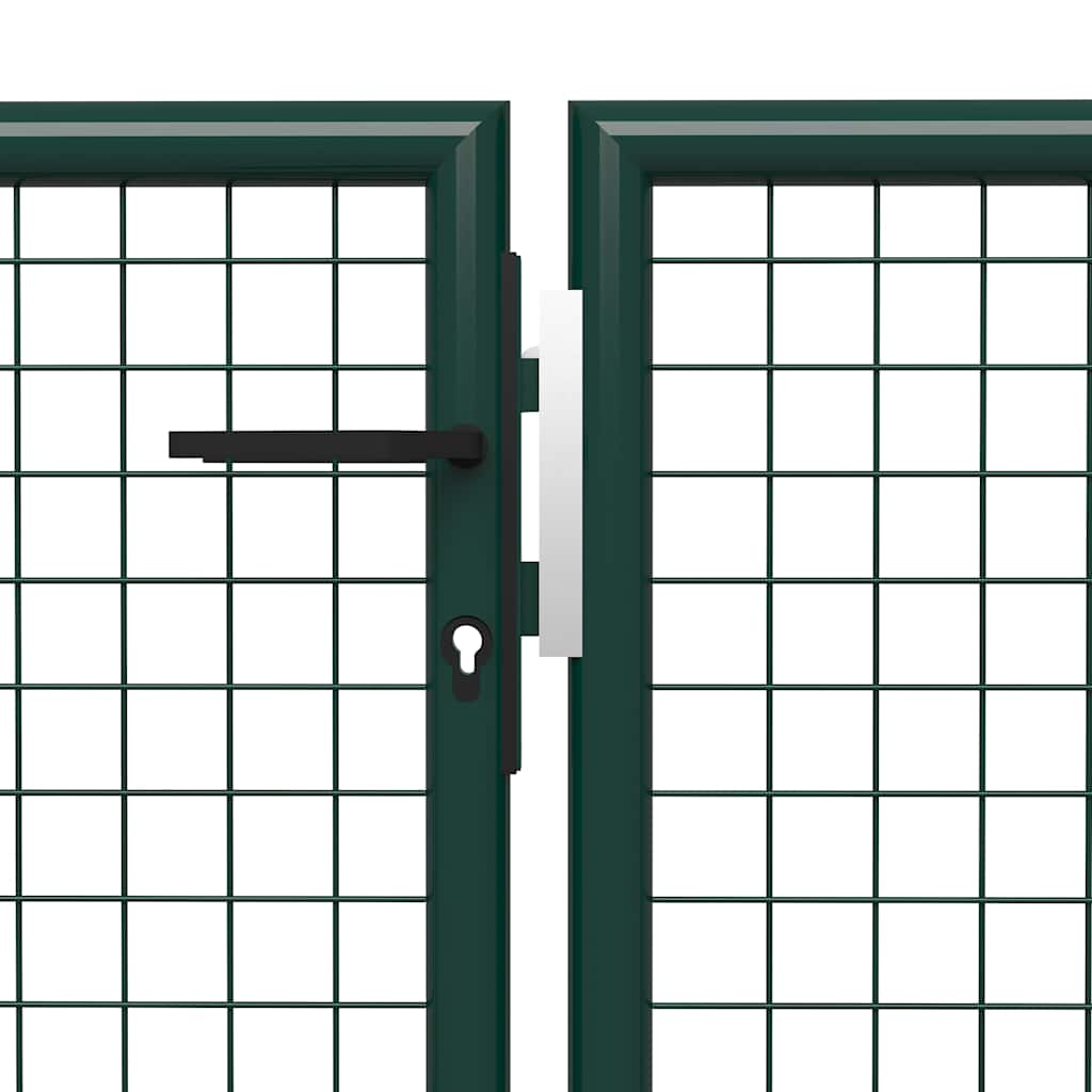 Garden Gate Steel Green 500 cm 75 cm