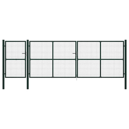 Garden Gate Steel Green 500 cm 150 cm