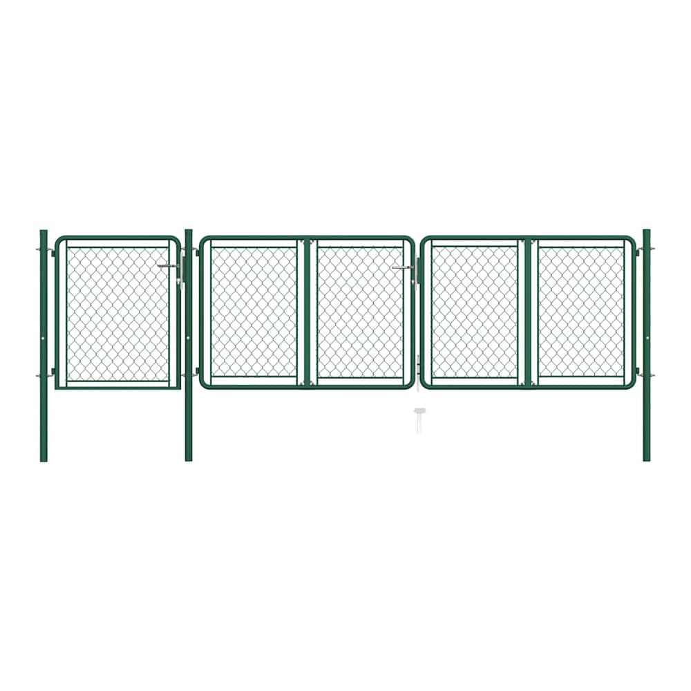 Garden Gate Steel Green 100 cm
