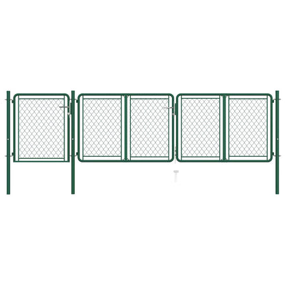 Garden Gate Steel Green 100 cm