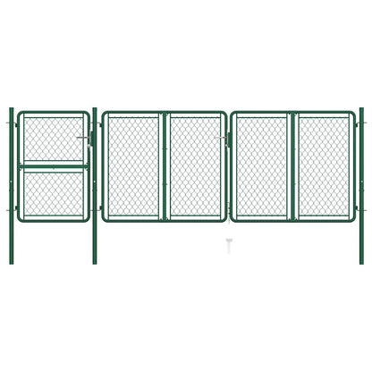 Garden Gate Steel Green 125 cm