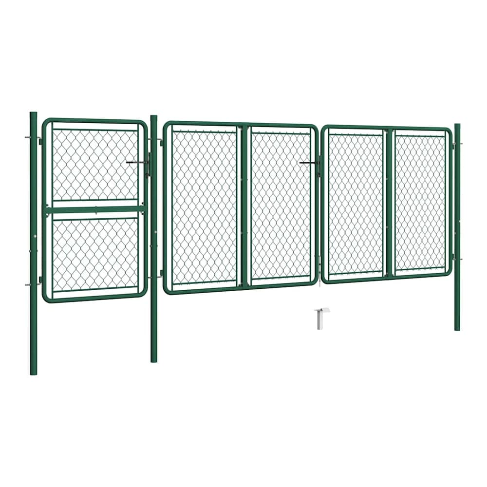 Garden Gate Steel Green 125 cm