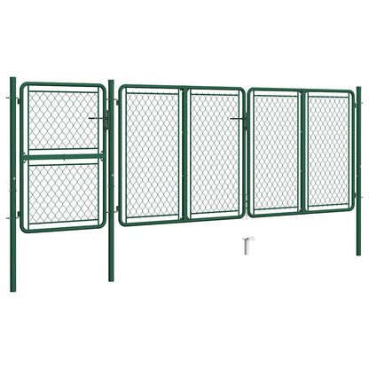 Garden Gate Steel Green 125 cm