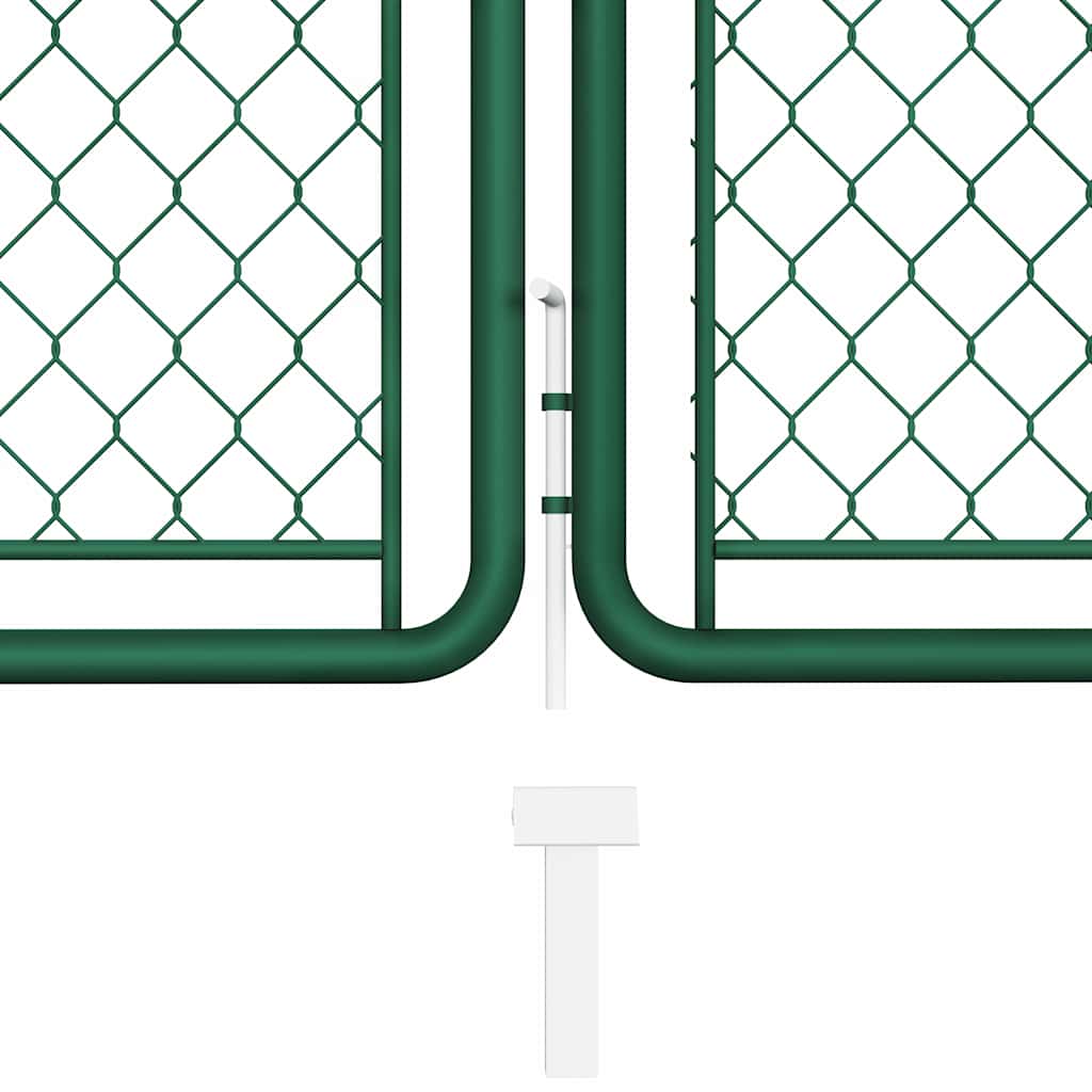 Garden Gate Steel Green 125 cm