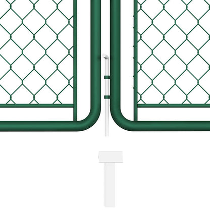 Garden Gate Steel Green 125 cm