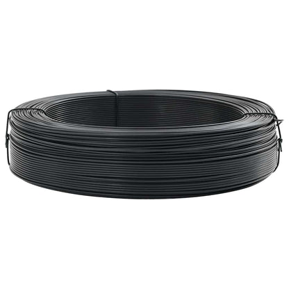 144481 vidaXL Fence Binding Wire 250 m 2,3/3,8 mm Steel Anthracite 3