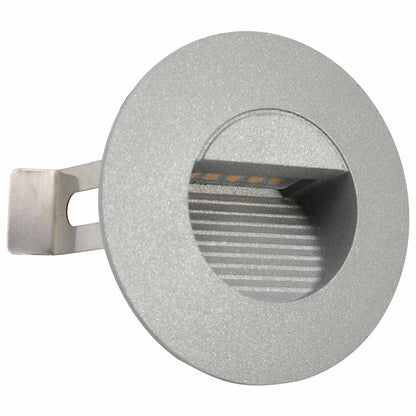 vidaXL Outdoor LED Wall Lights 6 pcs 2 W Silver Round 3