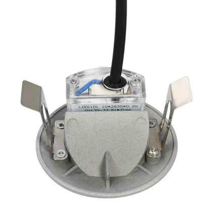 vidaXL Outdoor LED Wall Lights 6 pcs 2 W Silver Round 6