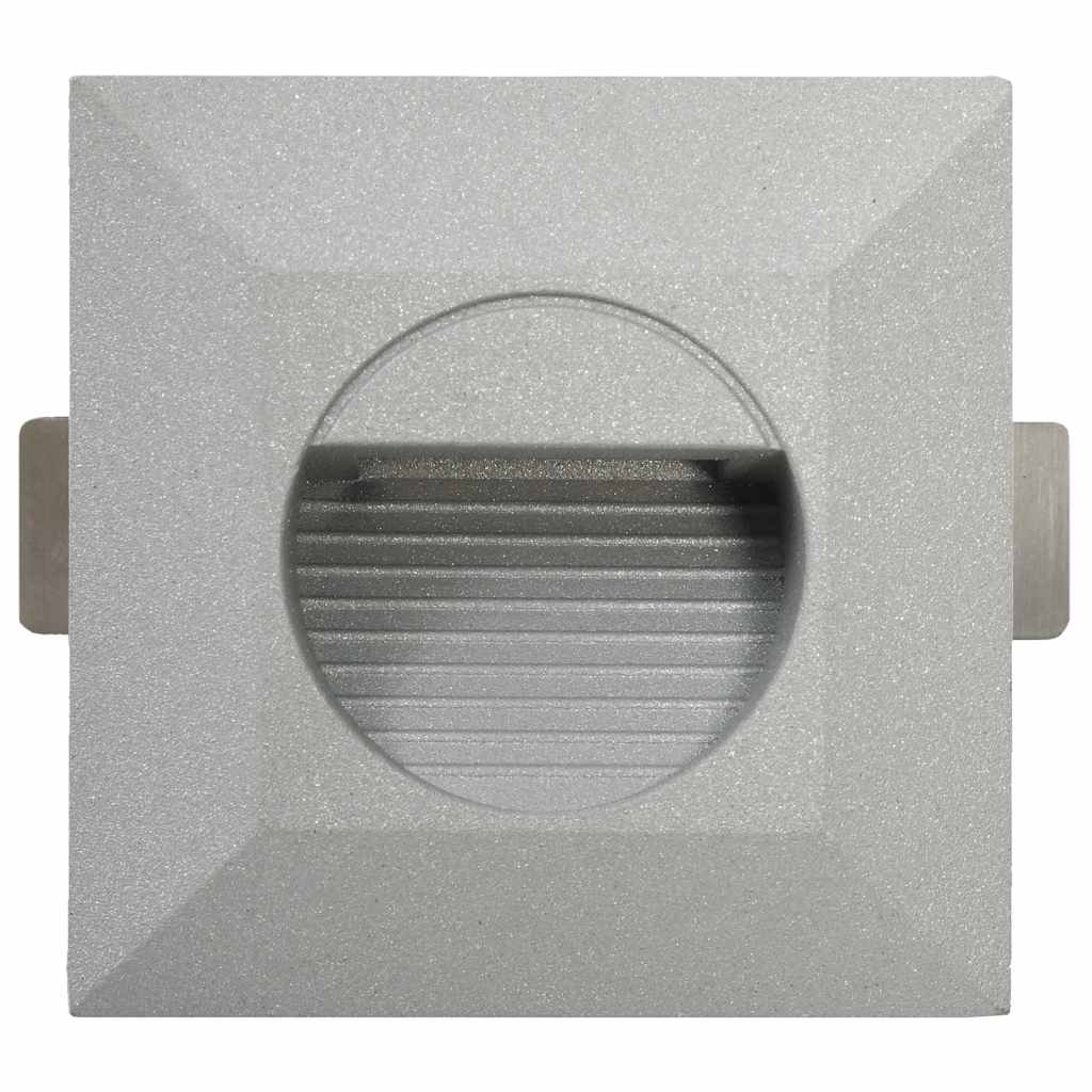 vidaXL Outdoor LED Wall Lights 6 pcs 2 W Silver Square 5
