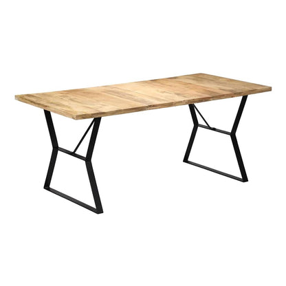 Dining Table Solid Reclaimed Wood Brown 180 cm 90 cm