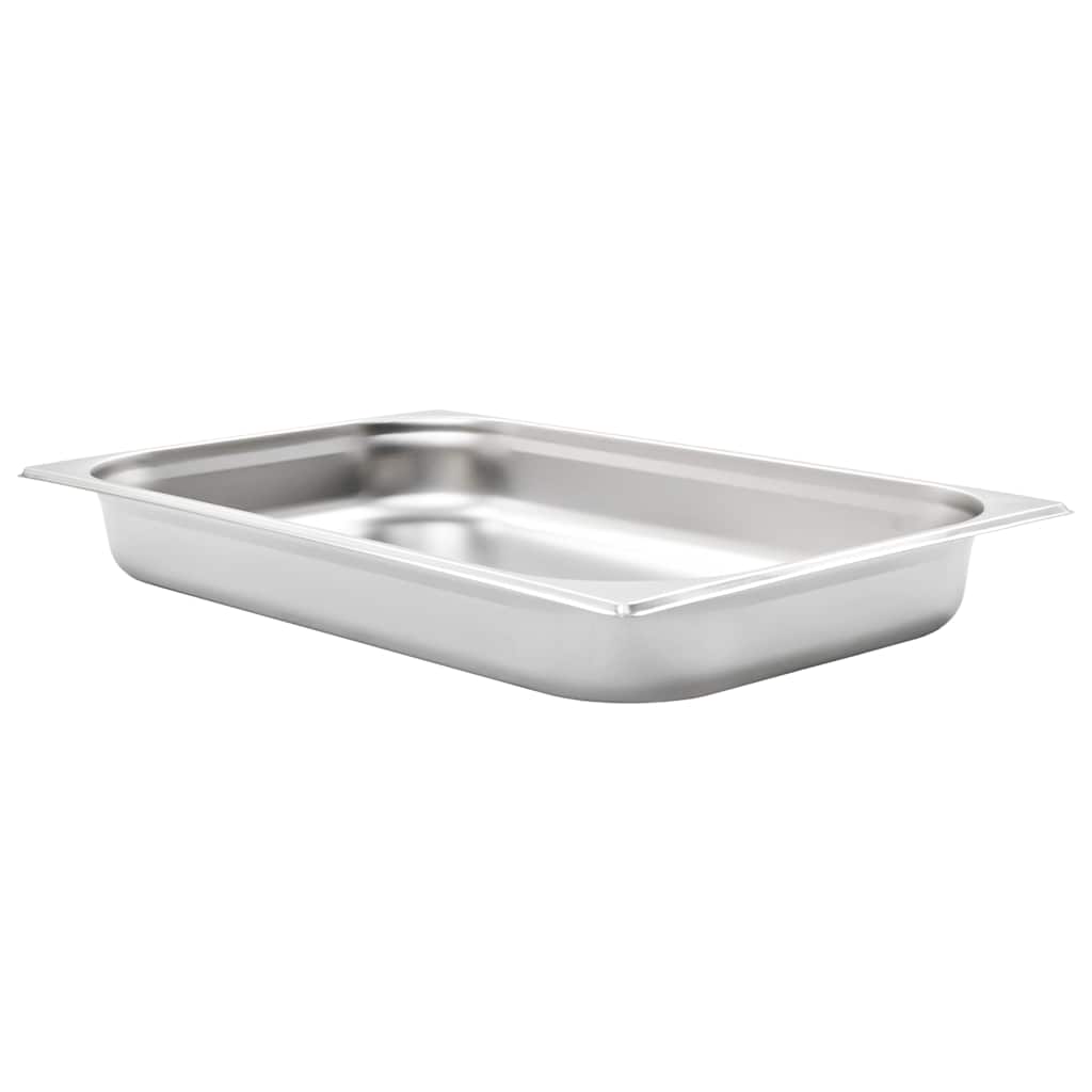 vidaXL Gastronorm Containers 4 pcs GN 1/1 65 mm Stainless Steel 3