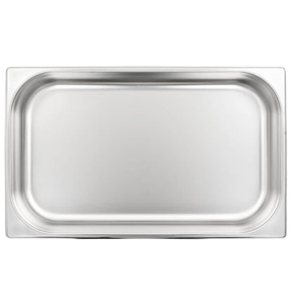 vidaXL Gastronorm Containers 4 pcs GN 1/1 65 mm Stainless Steel 5
