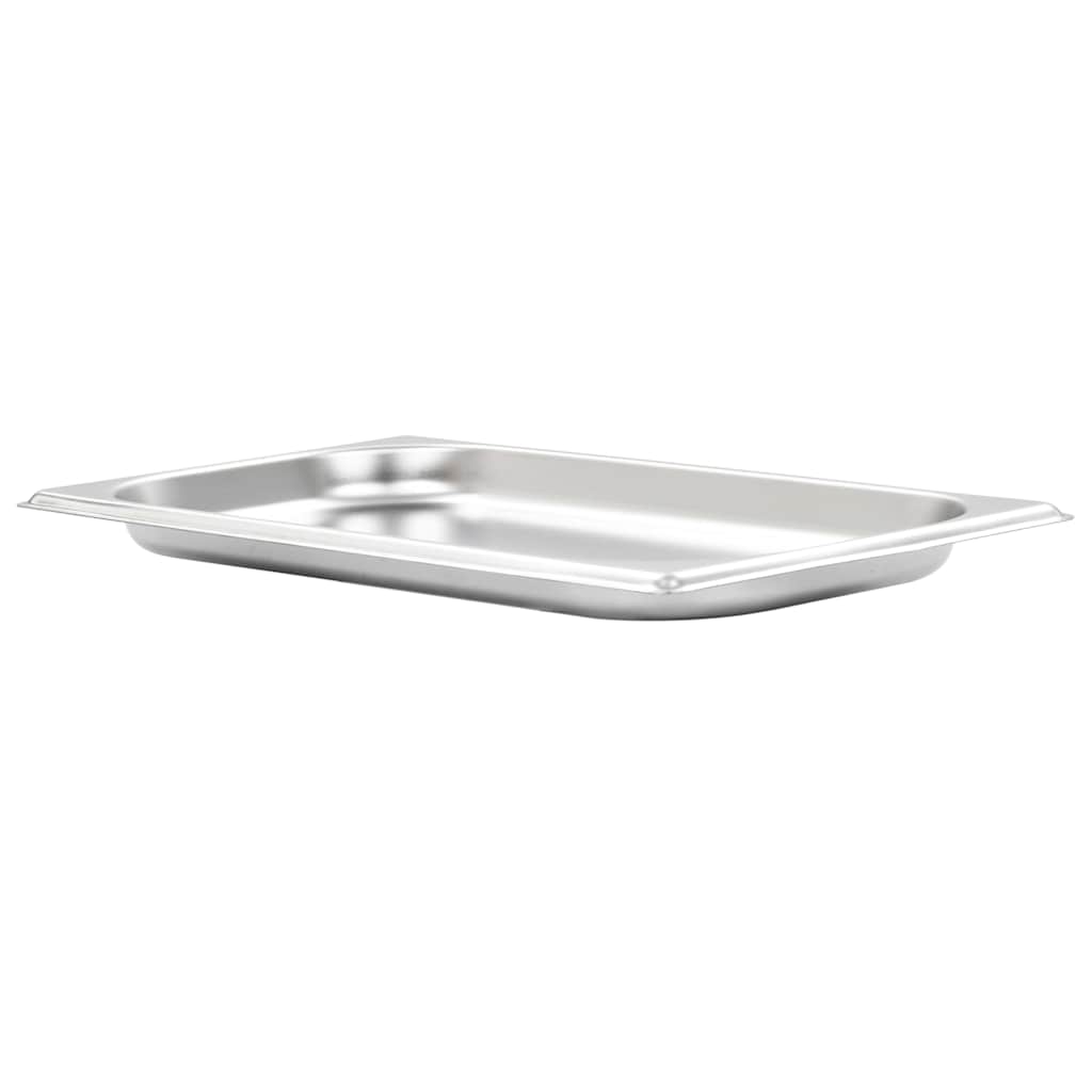 vidaXL Gastronorm Containers 12 pcs GN 1/3 20 mm Stainless Steel 3