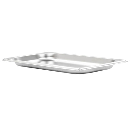 vidaXL Gastronorm Containers 12 pcs GN 1/3 20 mm Stainless Steel 3