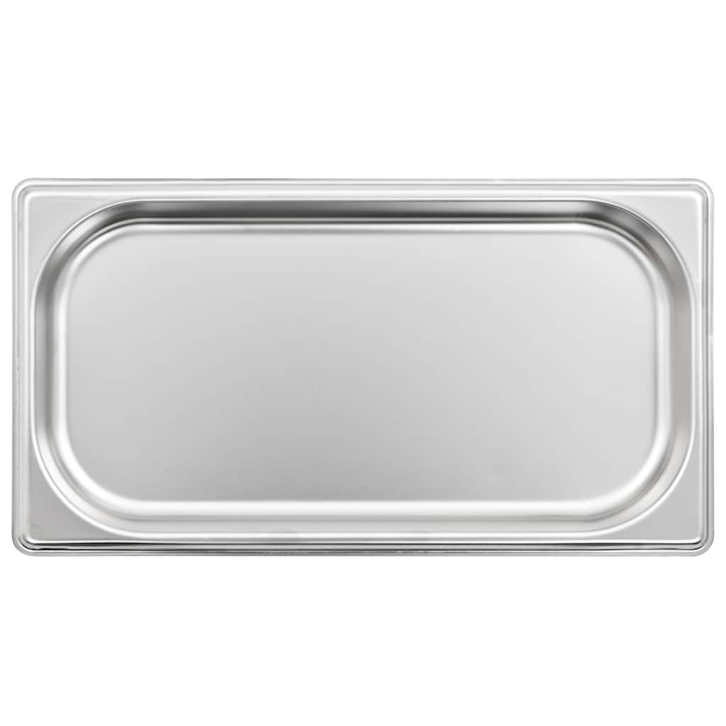 vidaXL Gastronorm Containers 12 pcs GN 1/3 20 mm Stainless Steel 4