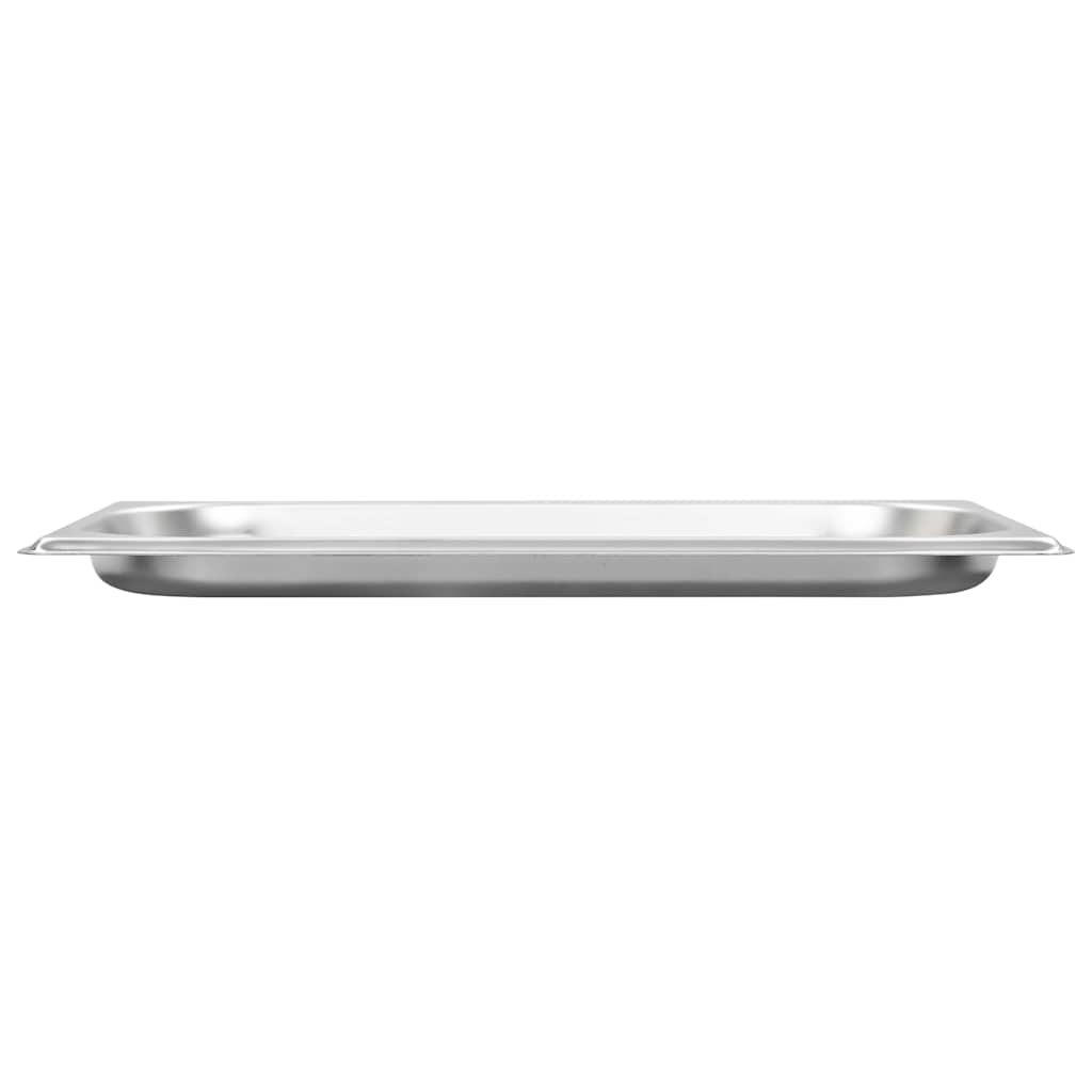 vidaXL Gastronorm Containers 12 pcs GN 1/3 20 mm Stainless Steel 5