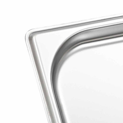vidaXL Gastronorm Containers 12 pcs GN 1/3 20 mm Stainless Steel 6